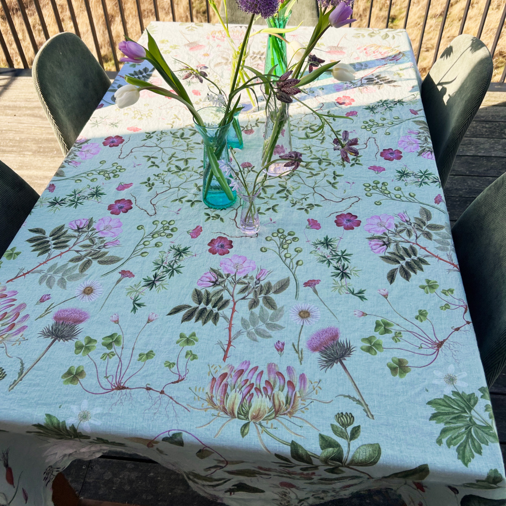 Flora Danica Tischdecke, 350 cm - Wildpflanzen - Bild 3