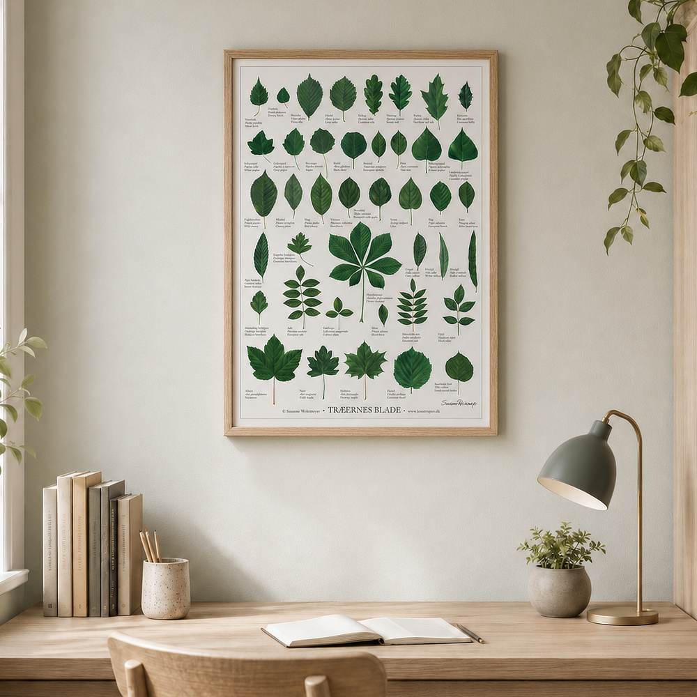Koustrup affisch - Trädens blad, A2 - Bild 2
