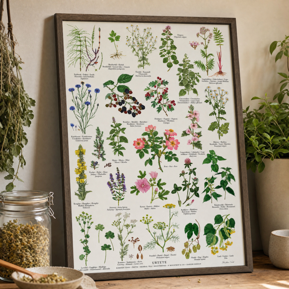 Koustrup poster - Herbal Tea, A2 - Image 6