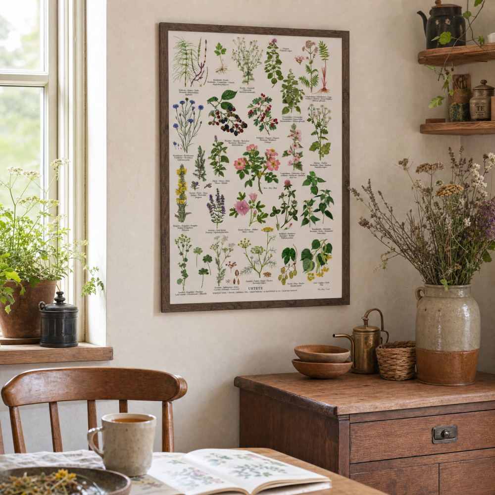 Koustrup poster - Herbal Tea, A2 - Image 3