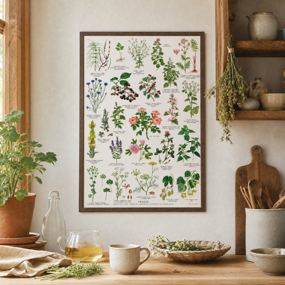 Koustrup poster - Herbal Tea, A2 - Image 2