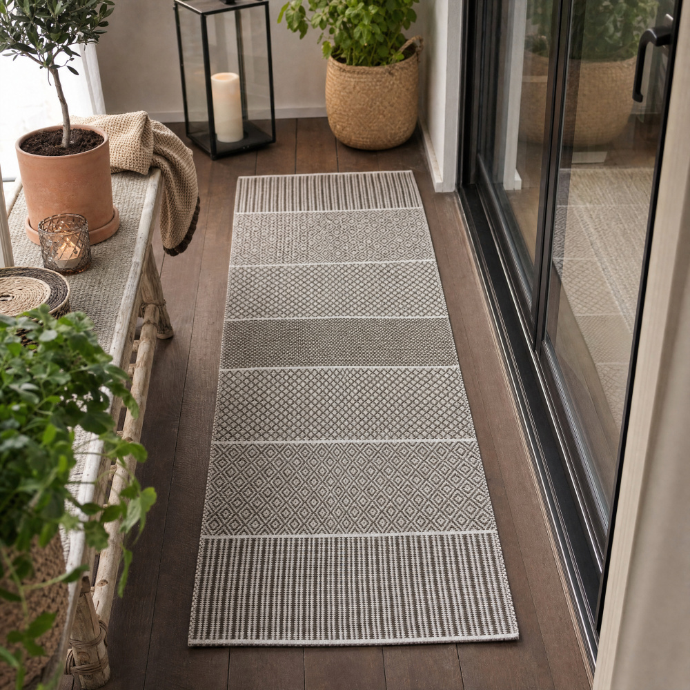 Horredsmattan Outdoorteppich - Alfie grau, 70x200 - Bild 2