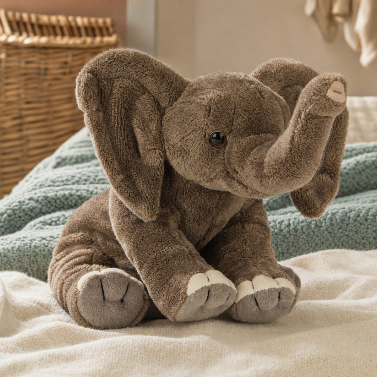 Living Nature bamse - Elefant, 15 cm