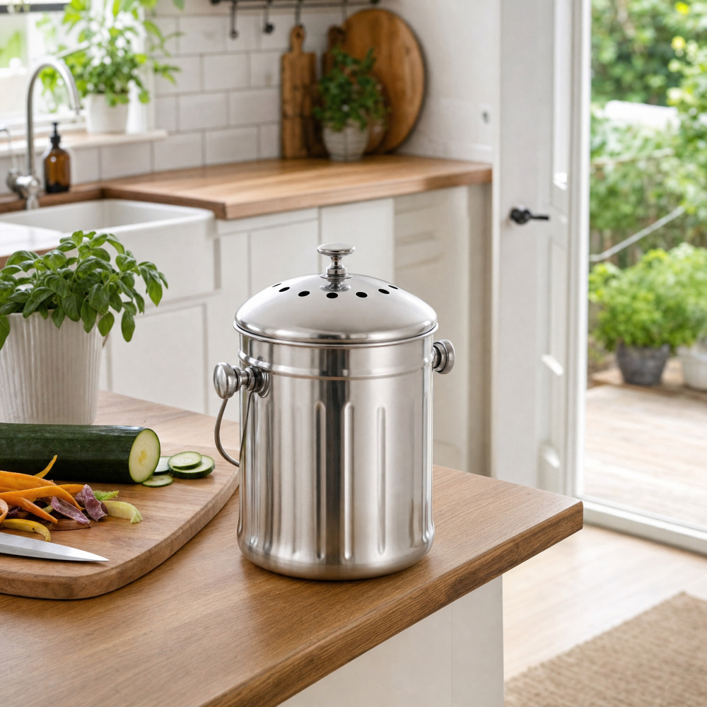 Eddingtons Compost Bin with Carbon Filter - 2.3 L - Image 3