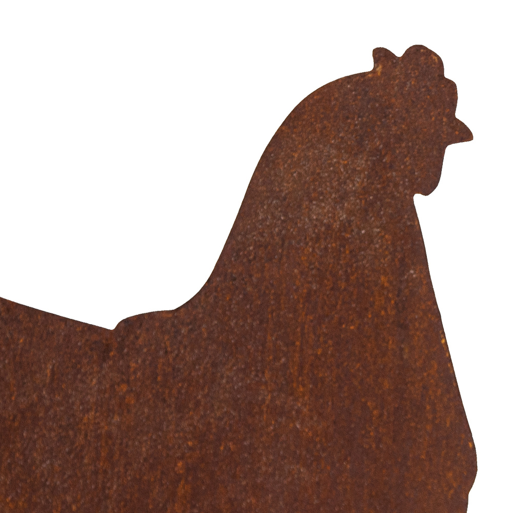 Danas Eisenfigur - stehende Henne - Bild 5
