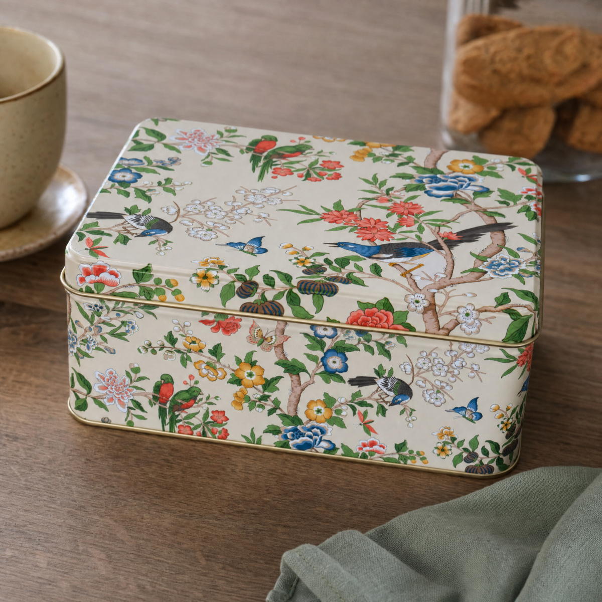 Elite Tins bewaardoos - Chinoiserie vogels
