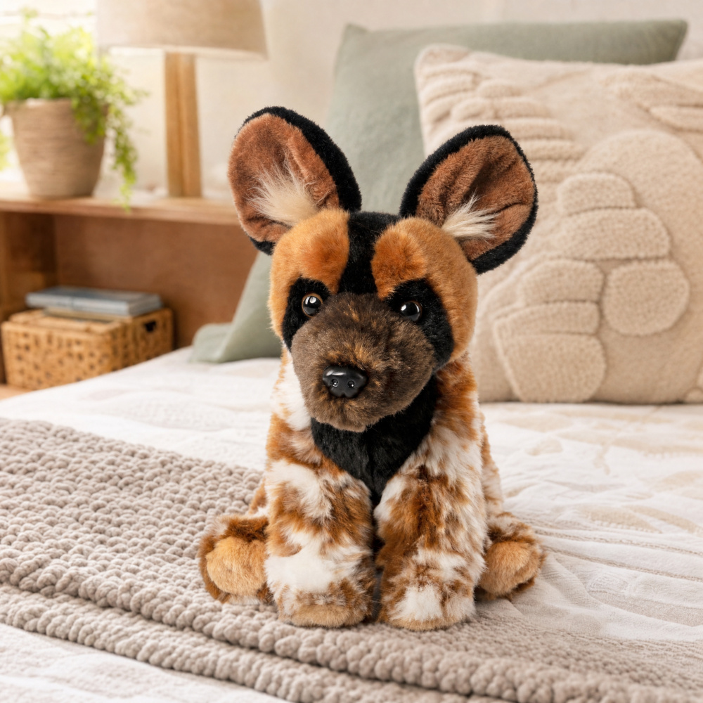 Living Nature bamse - Afrikansk vildhund, 24 cm - Billede 4