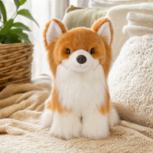 Living Nature gosedjur - Långhårig chihuahua, 23 cm