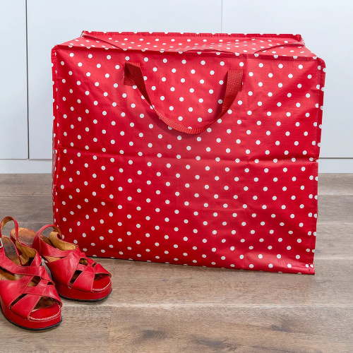 Sac de rangement Rex London - Pois blancs