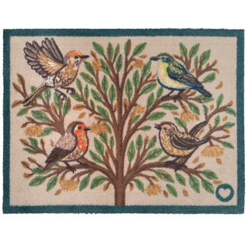 Paillasson écologique Hug Rug, 65x85 - Oiseaux