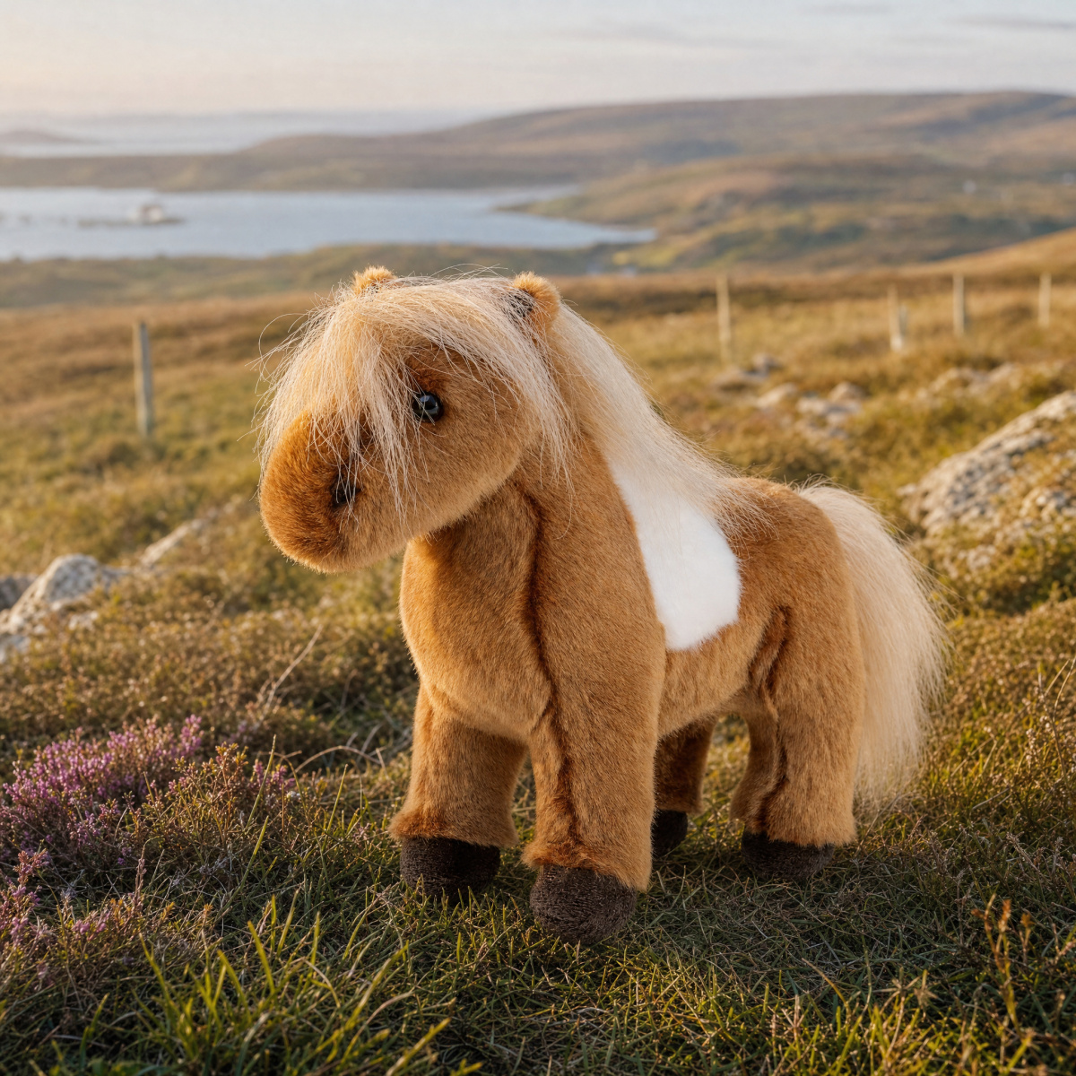 Living Nature Kuscheltier - Shetlandpony, 23 cm
