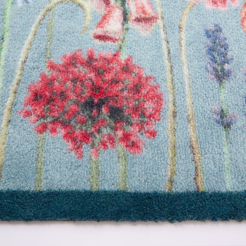 Hug Rug øko dørmåtte, 65x85 - Sommerfuglehaven - Billede 3