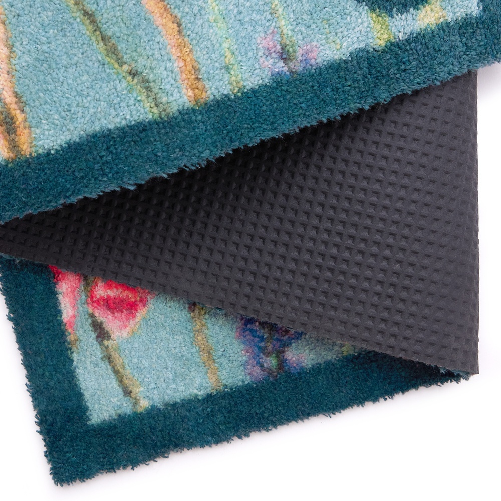 Hug Rug øko dørmåtte, 65x85 - Sommerfuglehaven - Billede 4