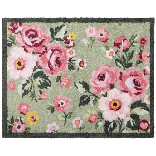 Hug Rug øko dørmåtte, 65x85 - Roser