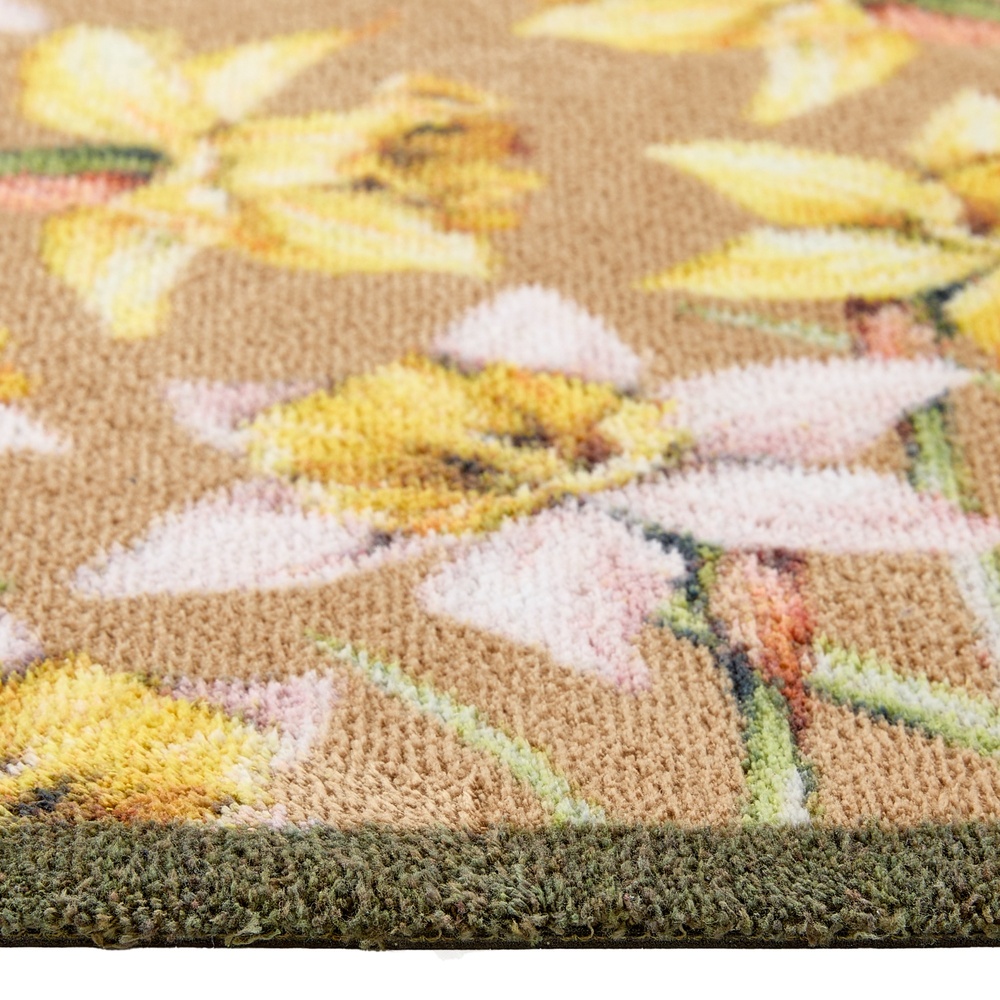 Hug Rug øko dørmåtte, 65x85 - Påskeliljer - Billede 4