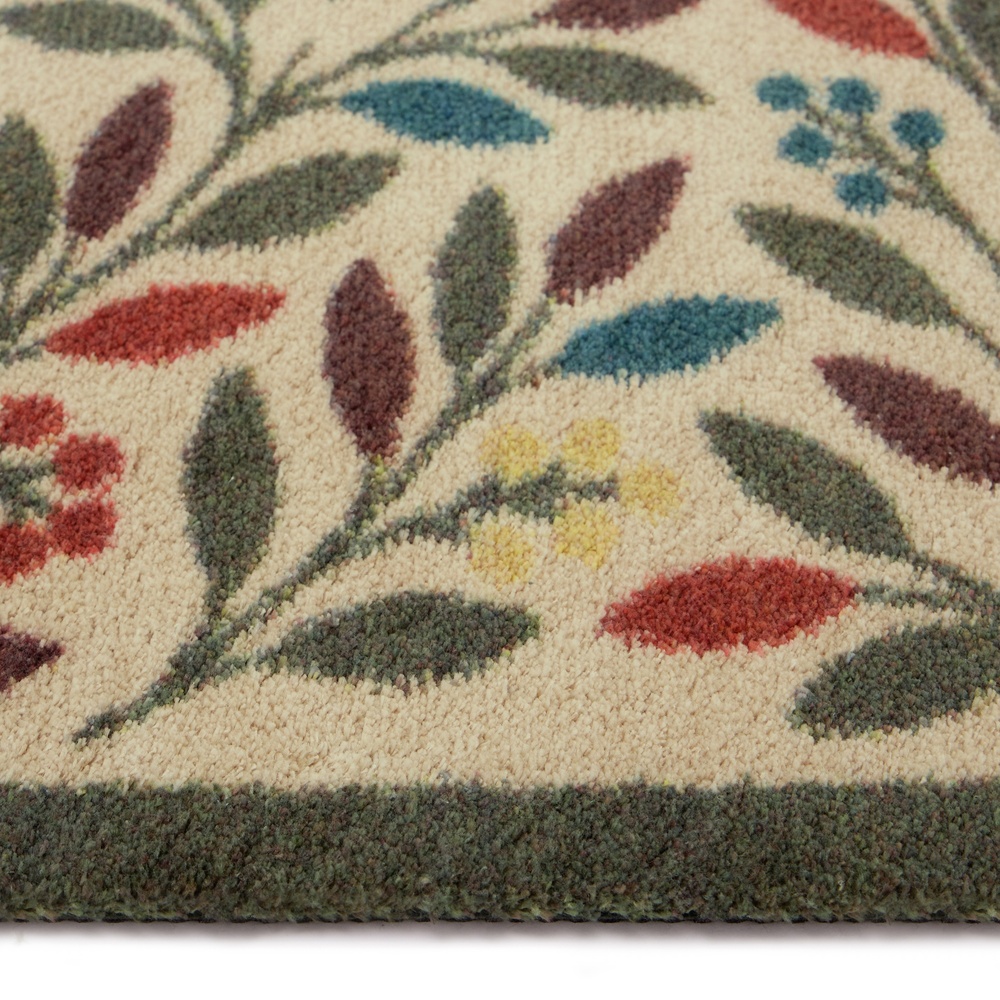 Hug Rug øko dørmåtte, 65x85 - Olivengrene - Billede 3