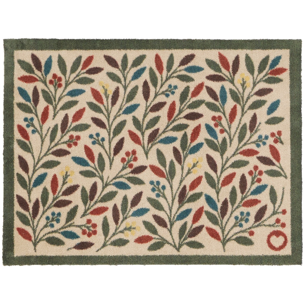 Hug Rug øko dørmåtte, 65x85 - Olivengrene