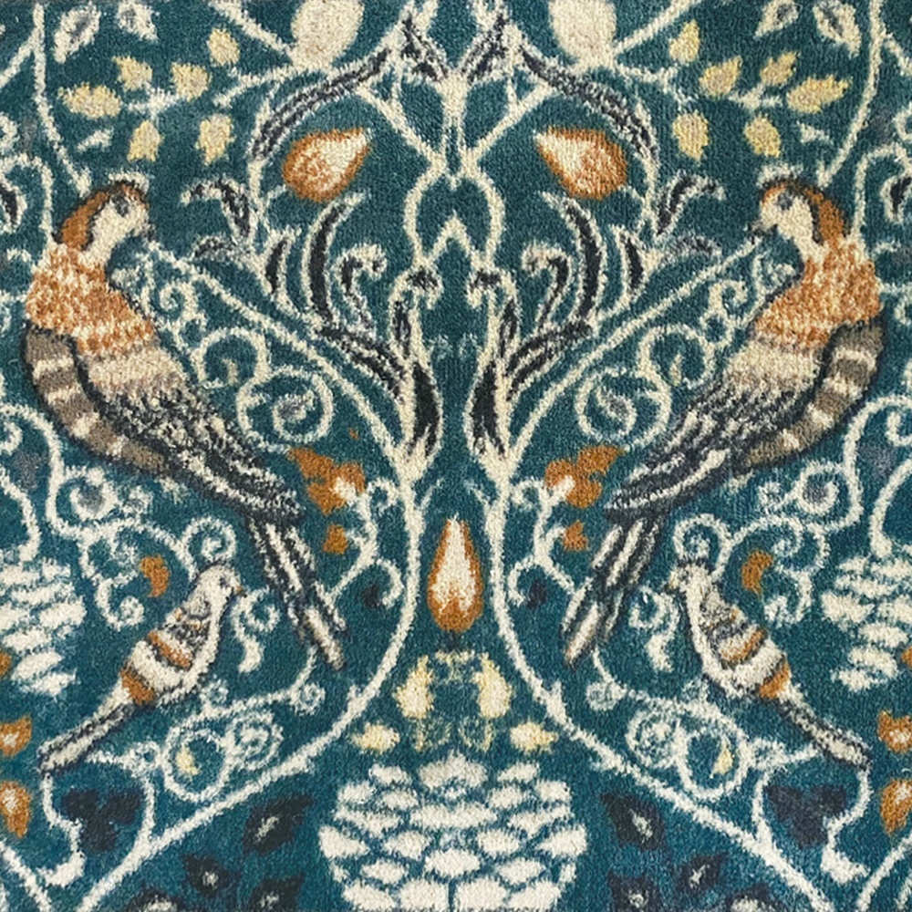 Hug Rug øko dørmåtte, 65x85 - Reflekterede fugle - Billede 3