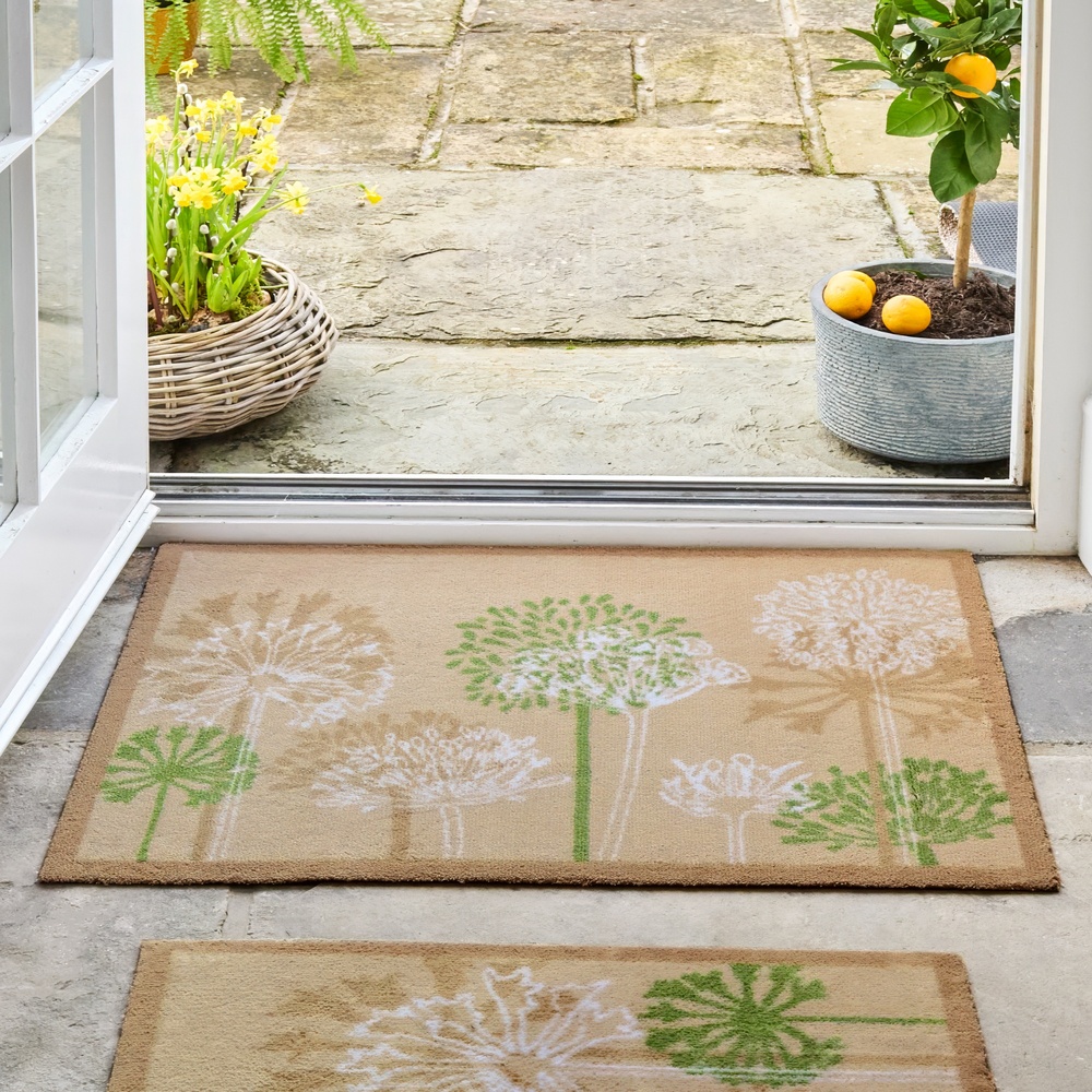 Hug Rug øko dørmåtte, 65x85 - Mælkebøtter - Billede 2