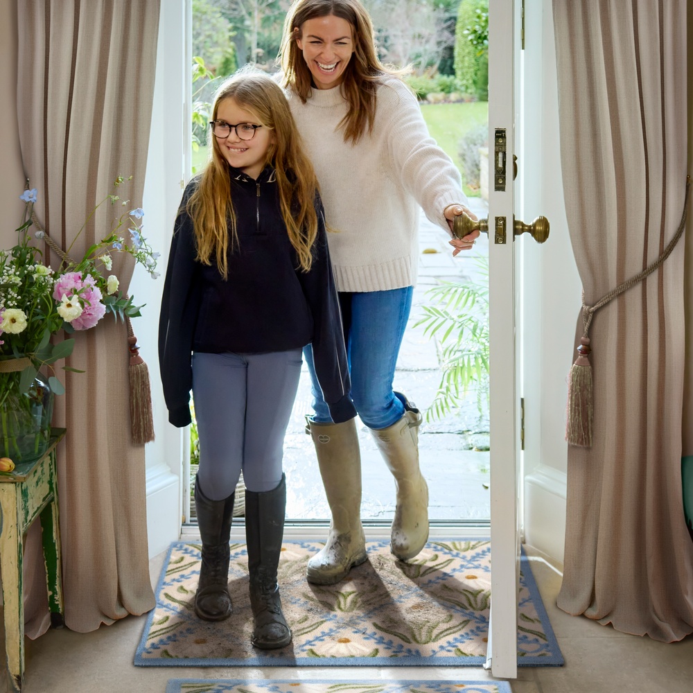Hug Rug øko dørmåtte, 65x85 - Marguerit-espalier - Billede 2
