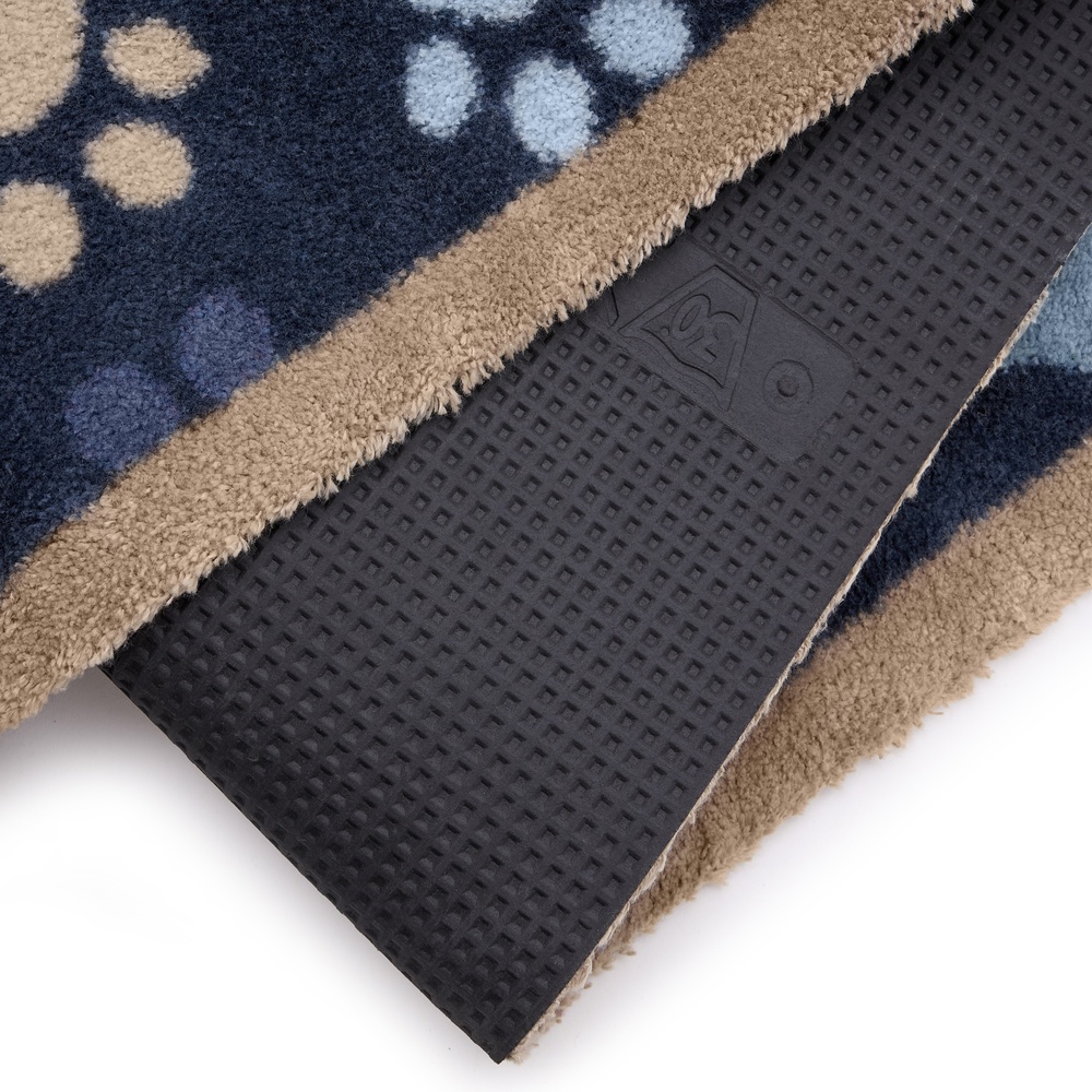 Hug Rug eco-deurmat, 65x85 - Lieve pootjes, blauw - Afbeelding 5