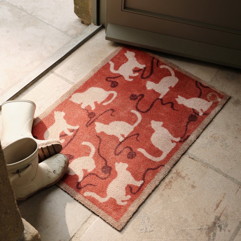 Paillasson écologique Hug Rug, 65x85 - Chats - Image 2