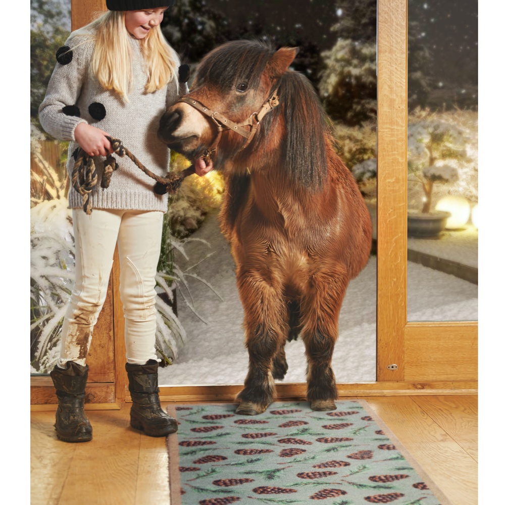 Paillasson écologique Hug Rug, 65x85 - Pommes de pin - Image 4