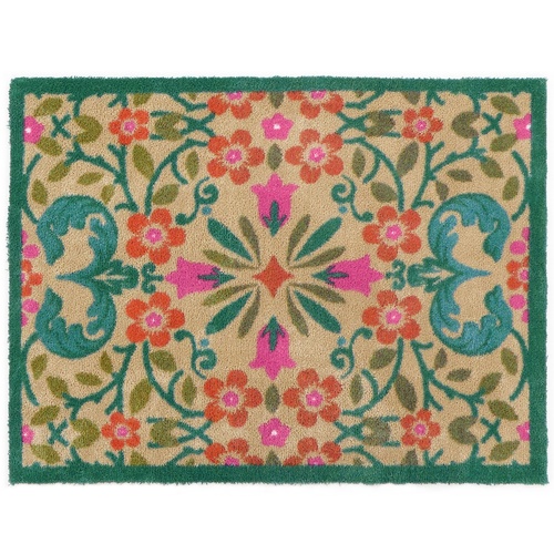 Hug Rug øko dørmåtte, 65x85 - Klassiske blomster