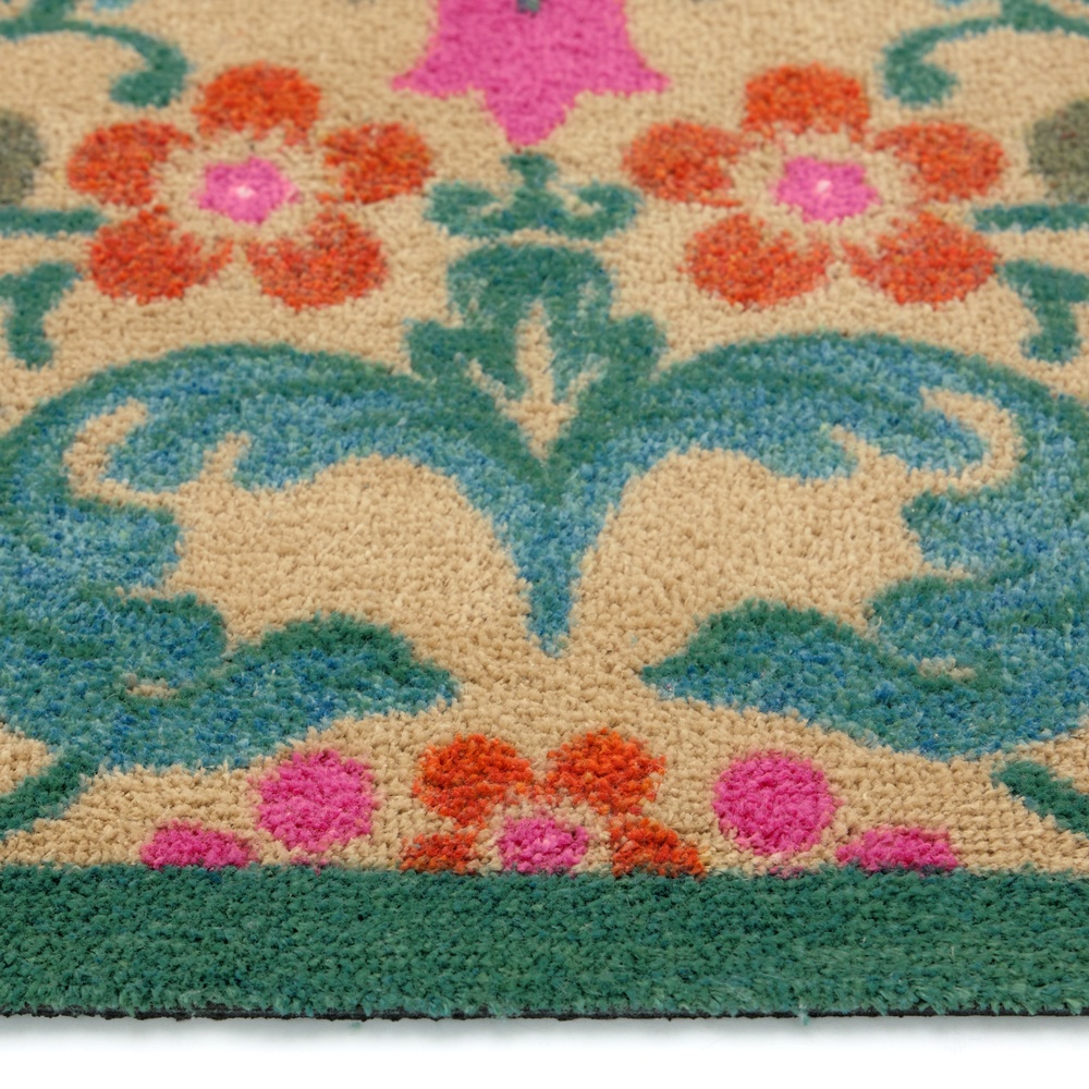 Hug Rug eco-deurmat, 65x85 - Klassieke bloemen - Afbeelding 3