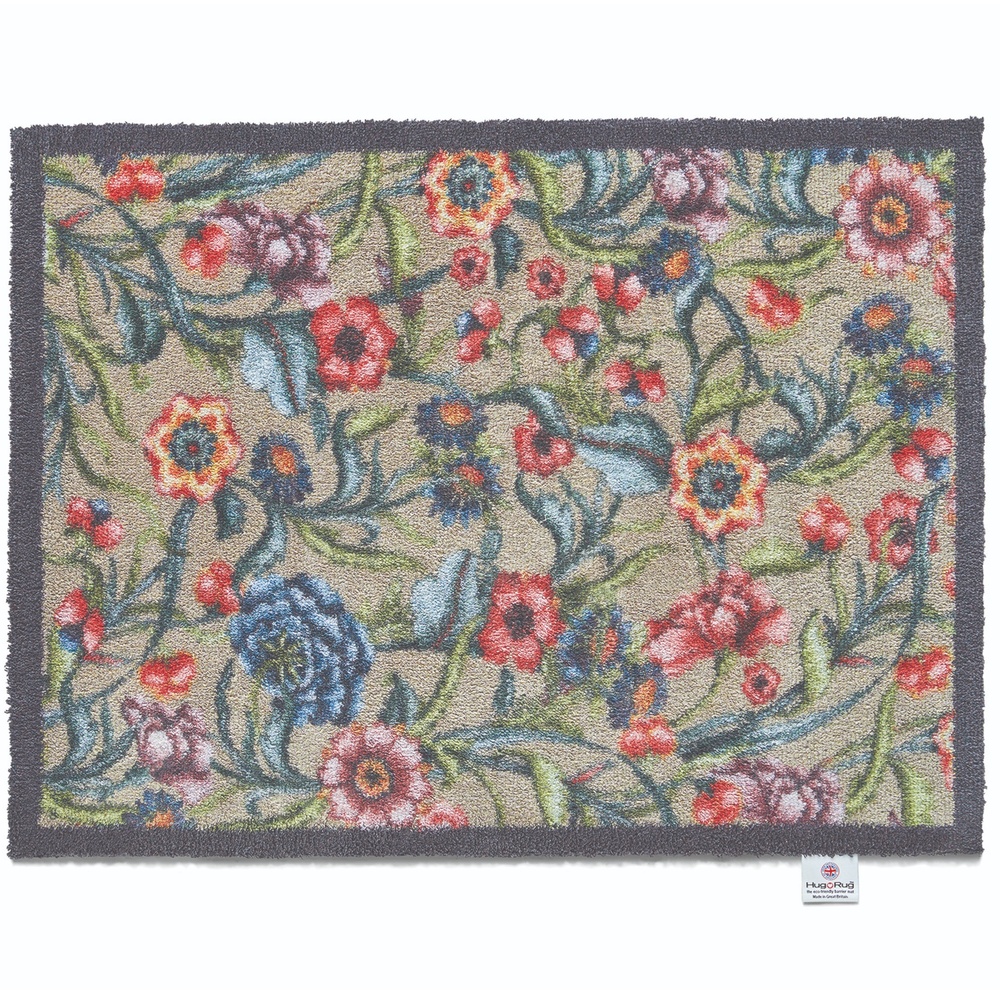 Paillasson écologique Hug Rug, 65x85 - Fleurs multicolores