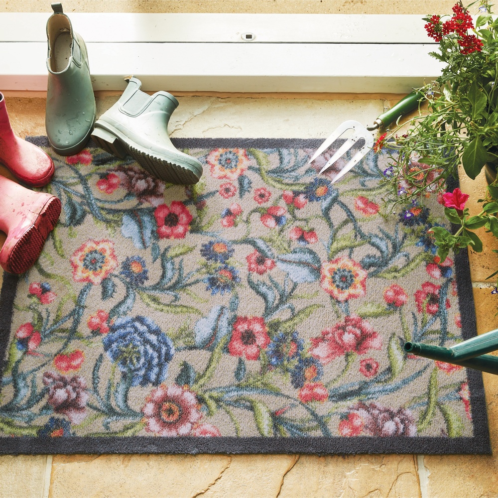 Paillasson écologique Hug Rug, 65x85 - Fleurs multicolores - Image 2