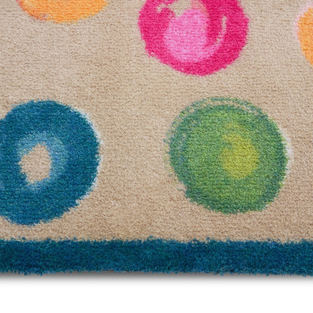 Hug Rug eco-deurmat, 65x85 - Geschilderde stippen - Afbeelding 3