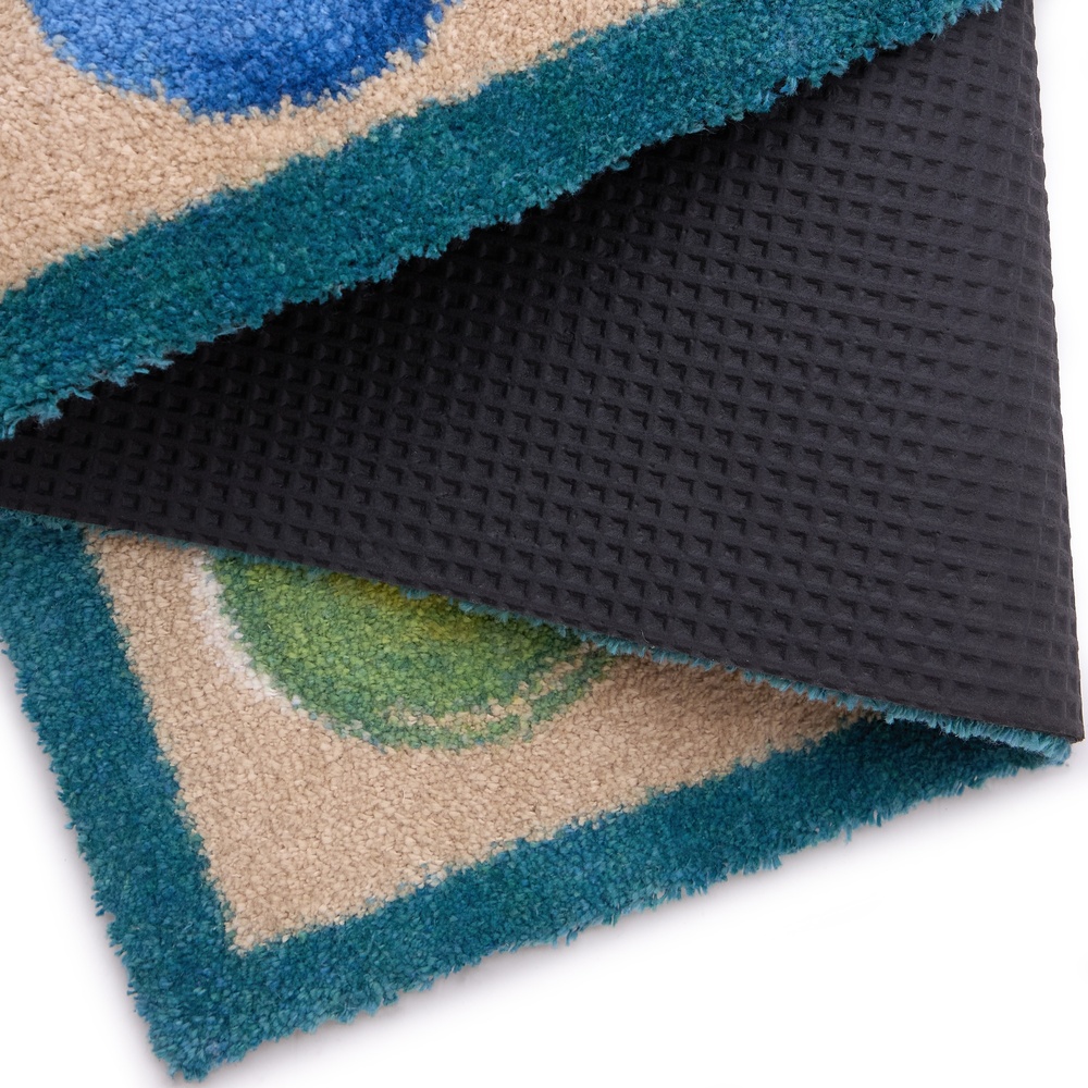 Hug Rug eco-deurmat, 65x85 - Geschilderde stippen - Afbeelding 4