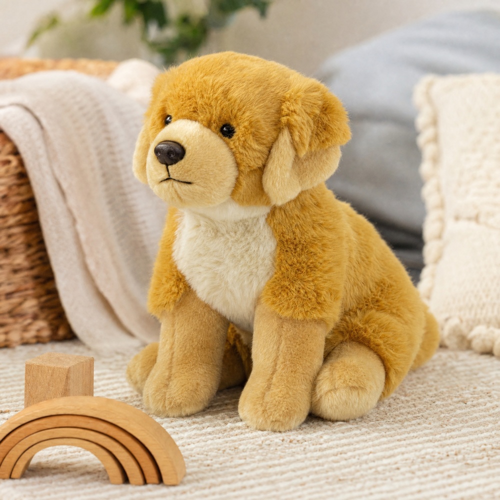 Living Nature bamse - Golden retriever, 22 cm - Billede 2