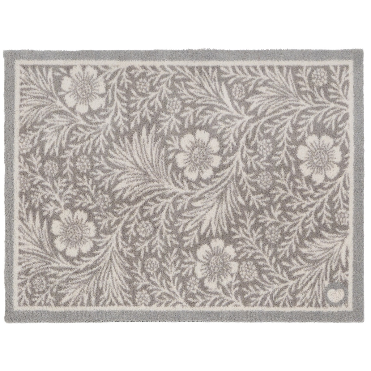 Hug Rug Öko-Fußmatte, 65x85 - Dezente Blumen