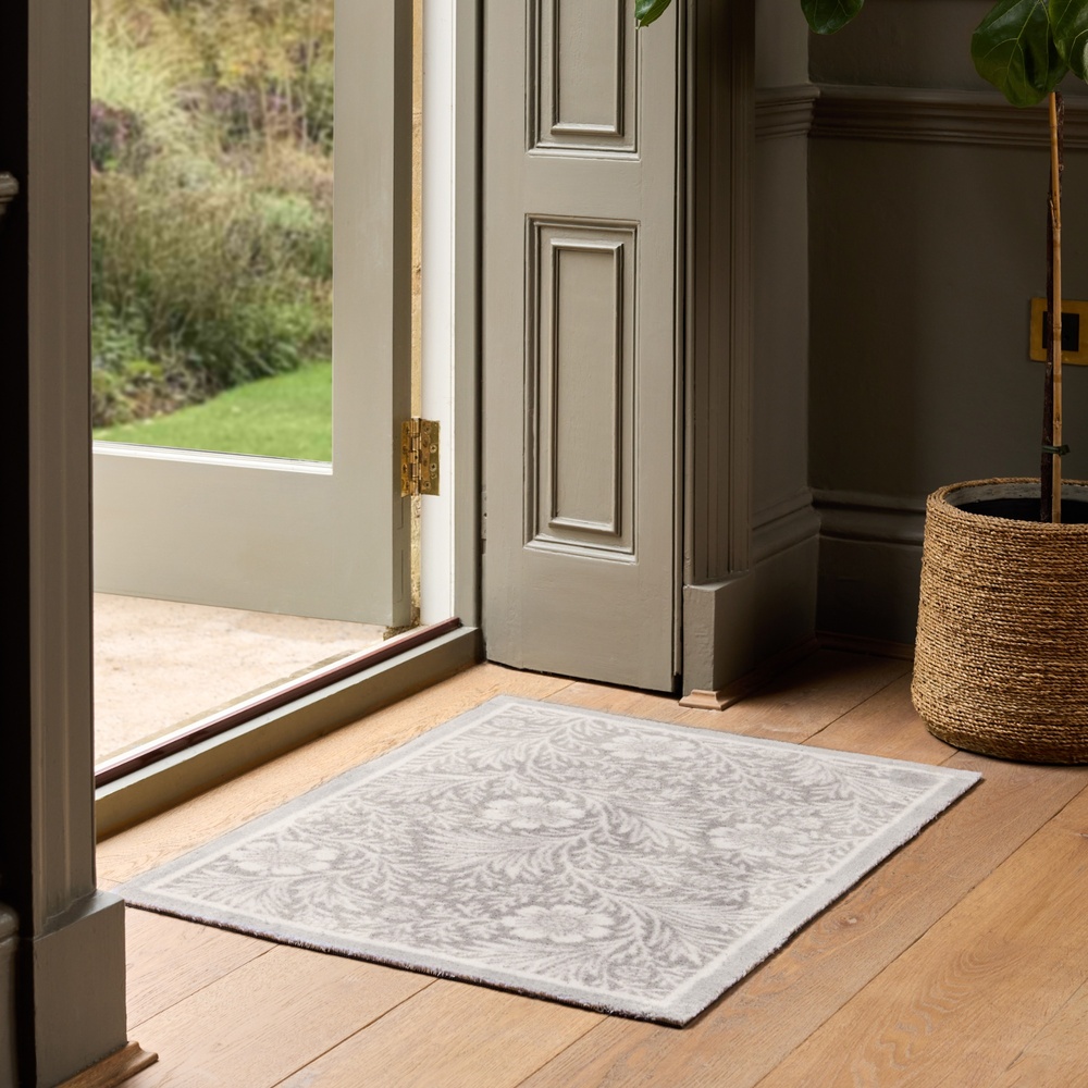 Hug Rug eco-deurmat, 65x85 - Subtiele bloemen - Afbeelding 2