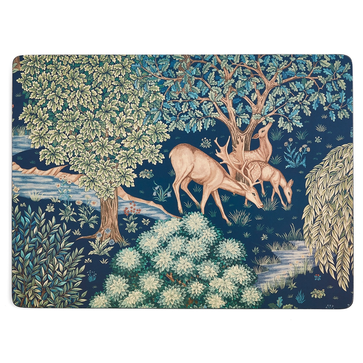 William Morris dækkeservietter, 4 stk. - Dådyr