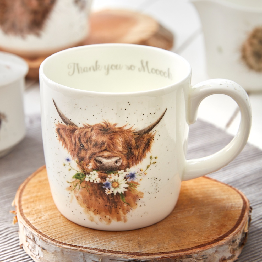 Wrendale mug - Thanks from the cow, 40 cl - Image 5