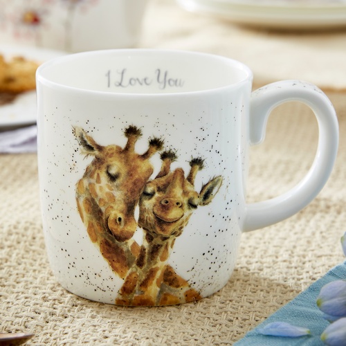 Wrendale-Tasse – Giraffenliebe, 40 cl
