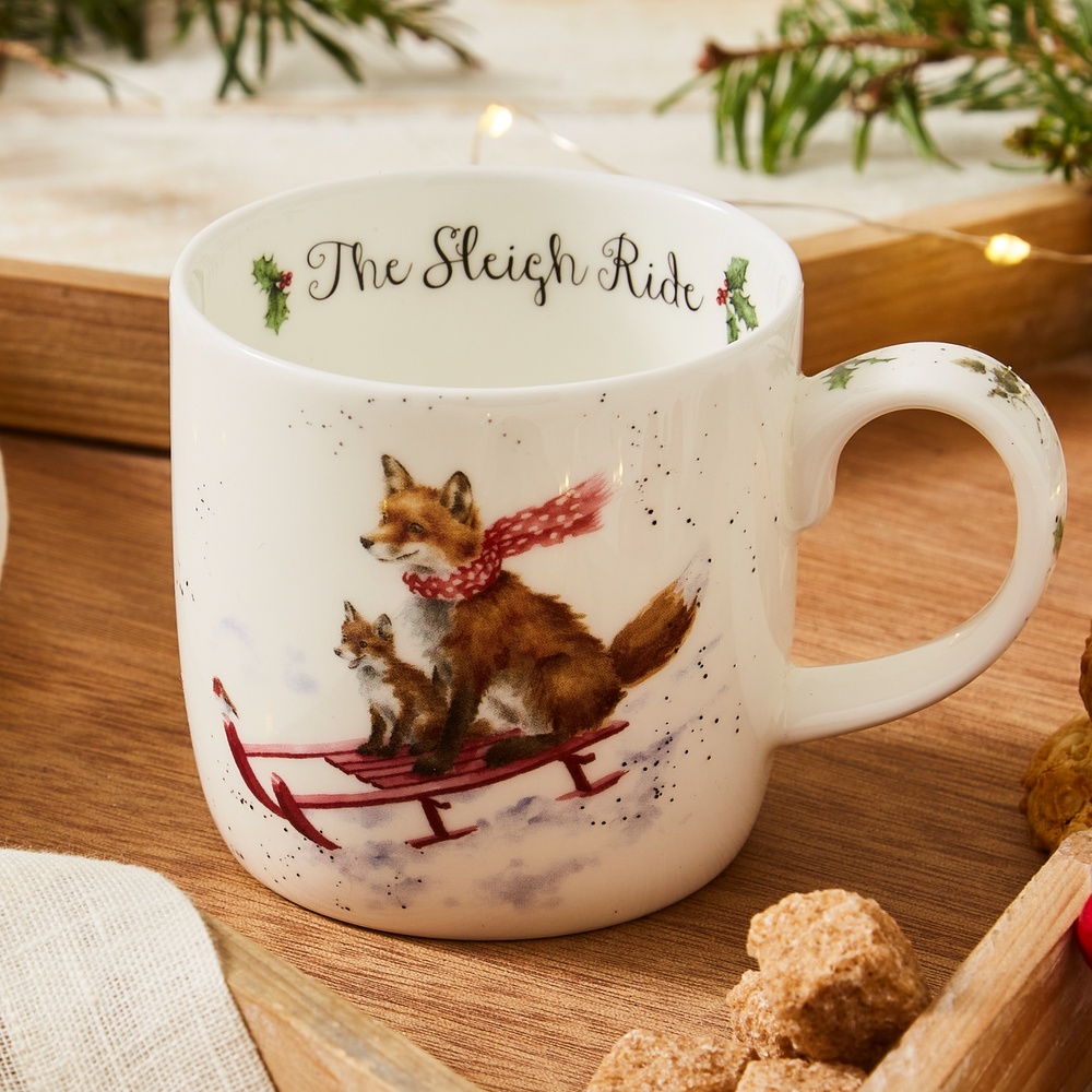 Wrendale Mug - Fox Joyride