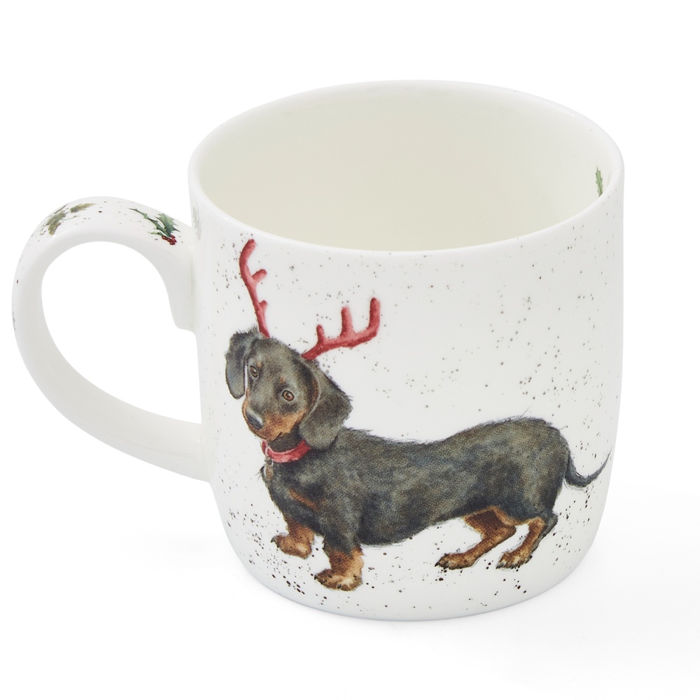 Wrendale mugg - Tax genom snön - Bild 2
