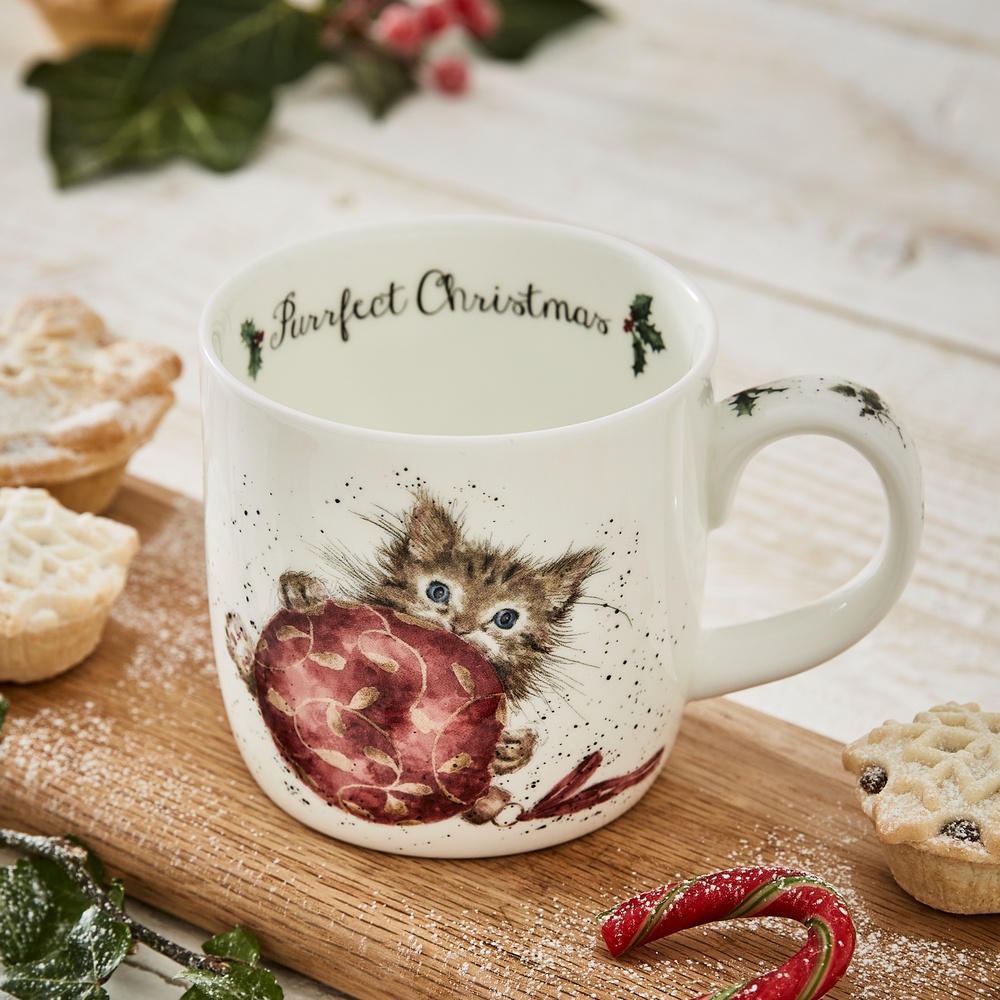 Wrendale Tasse - Ein schnurrendes Weihnachten - Bild 2