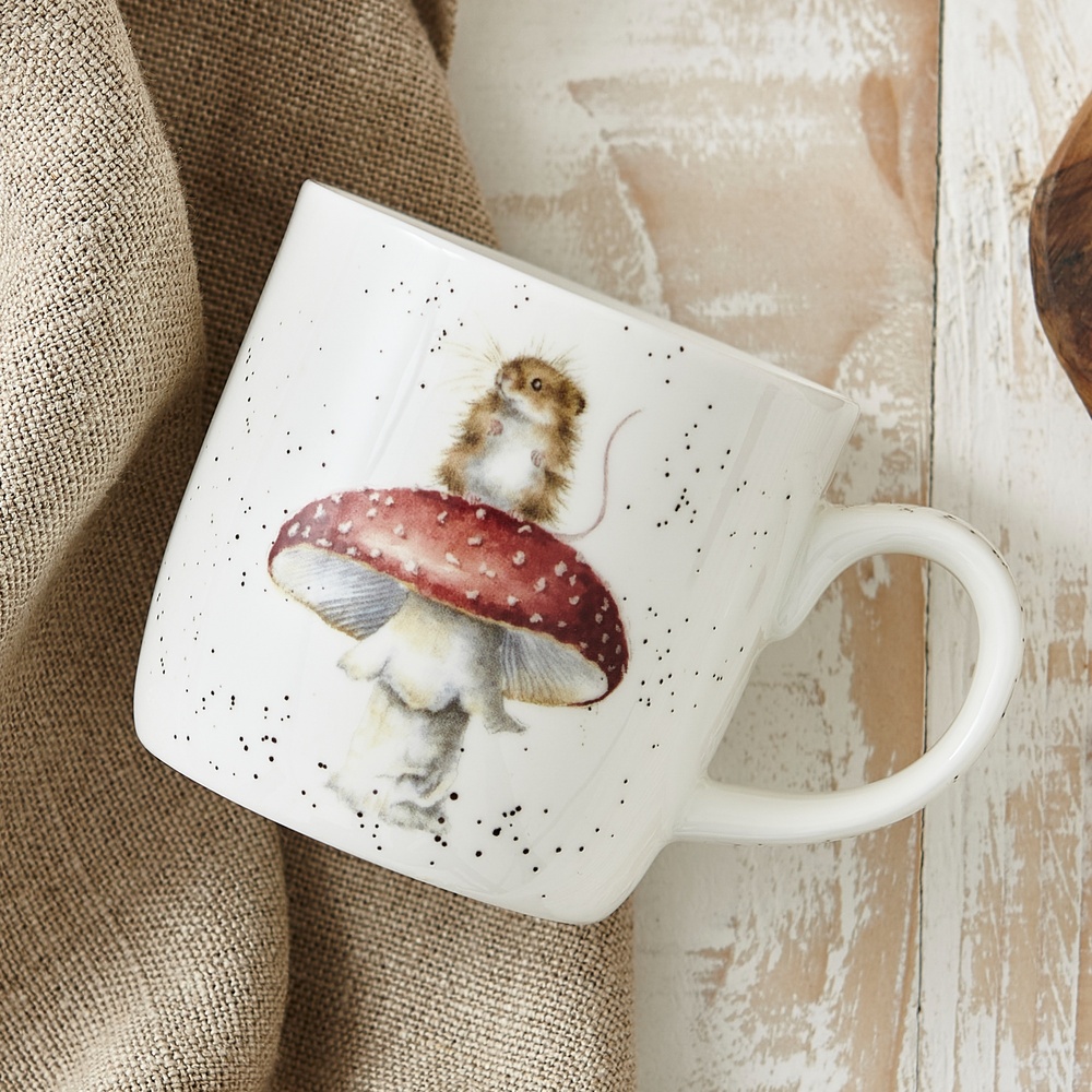 Wrendale mug - Mouse and mushrooms - Image 3
