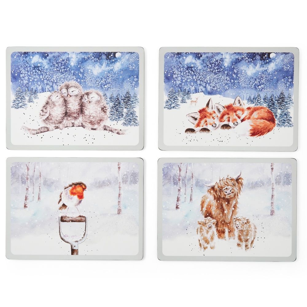 Wrendale Tischsets, 4 Stück – Winterhimmel - Bild 2