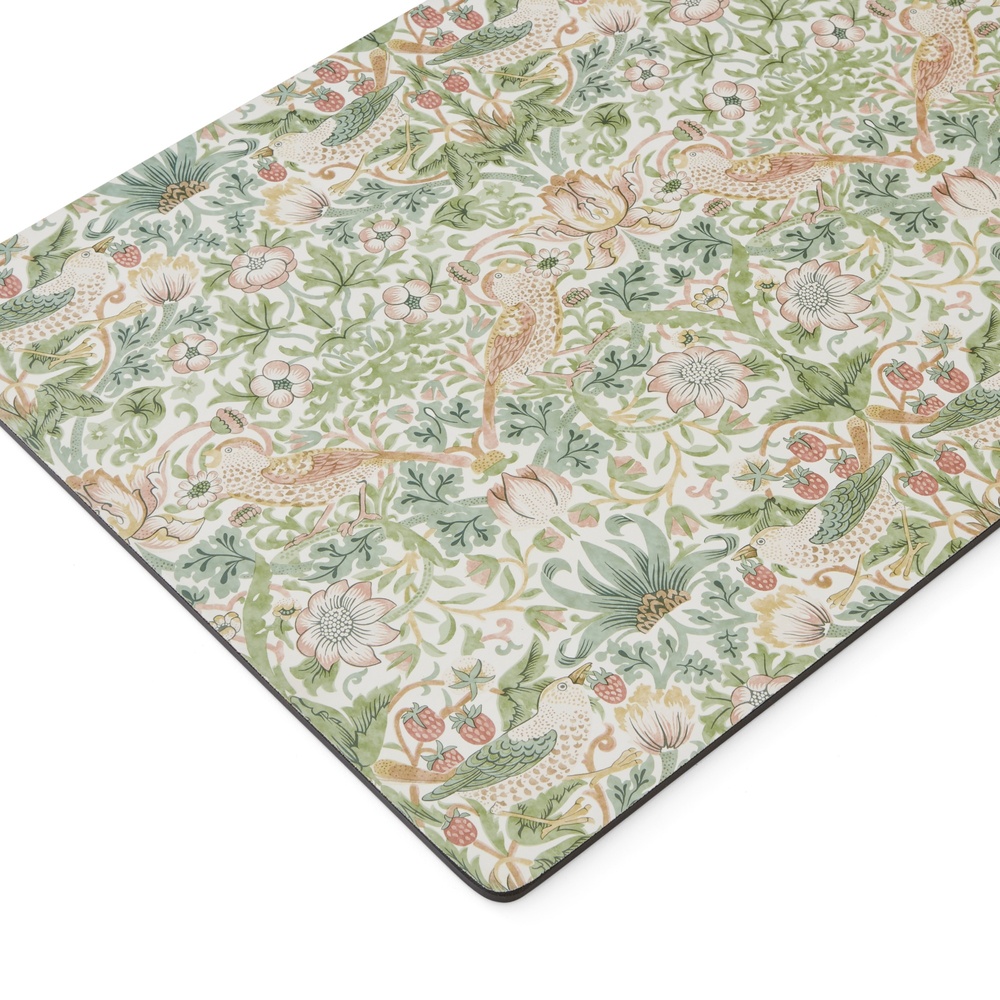 William Morris Tischsets, 4 Stk. – Der Erdbeerdieb, Braun - Bild 6