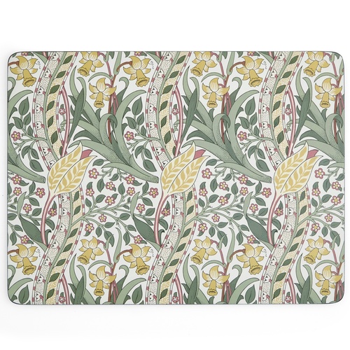 William Morris Tischsets, 4 Stück – Narzissen