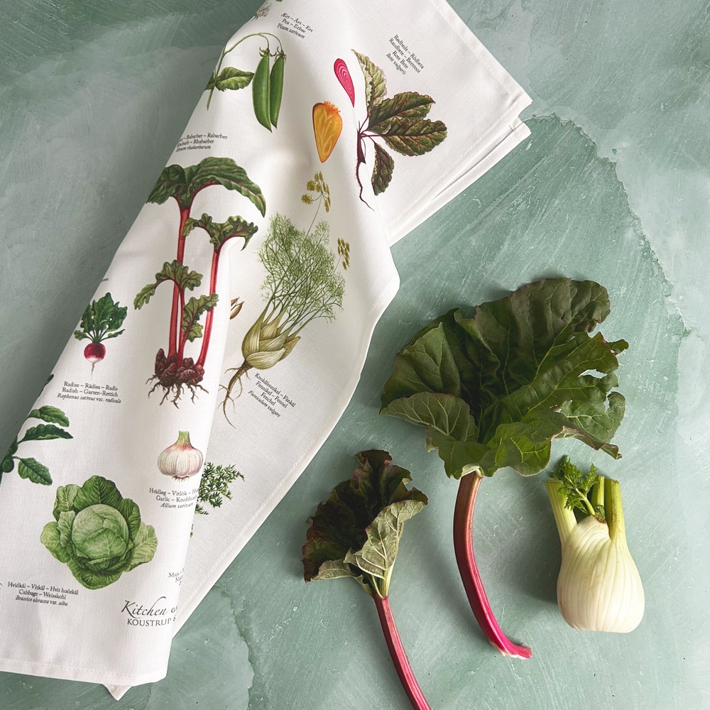 Koustrup & Co. biologische theedoek - De moestuin - Afbeelding 3