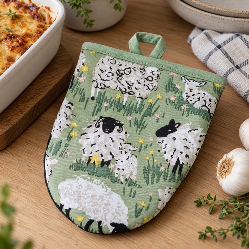 Ulster Weavers ovenwanten, 2 stuks - Wollige schapen