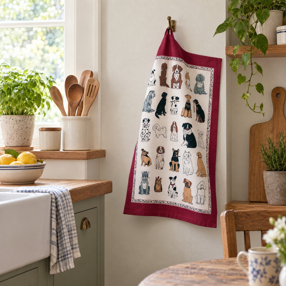 Ulster Weavers Tea Towel - Dogs - Image 2
