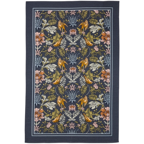 Ulster Weavers theedoek - Vinken en bloemen